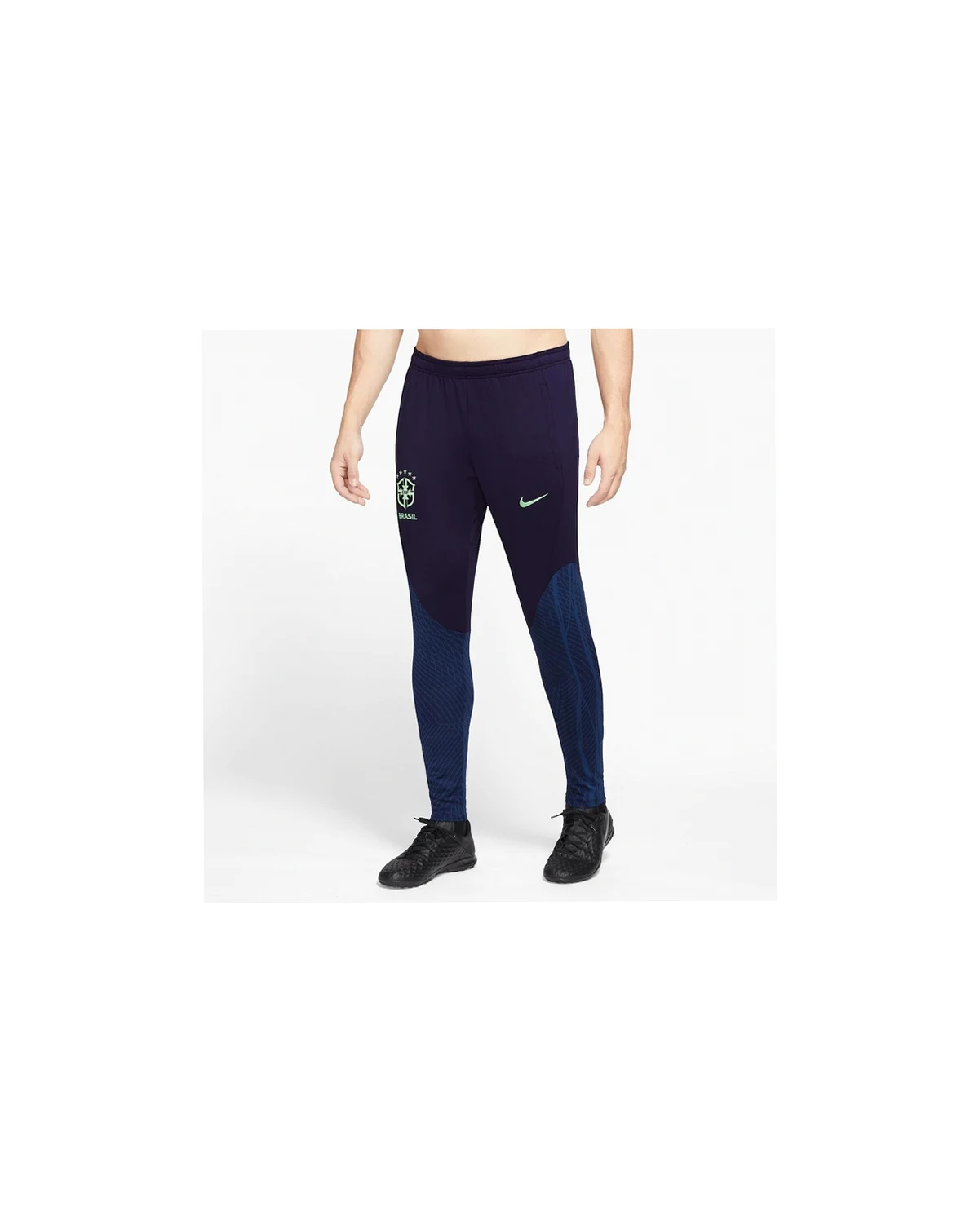 Men's Navy Brazil National Team Strike Performace Track Pants
