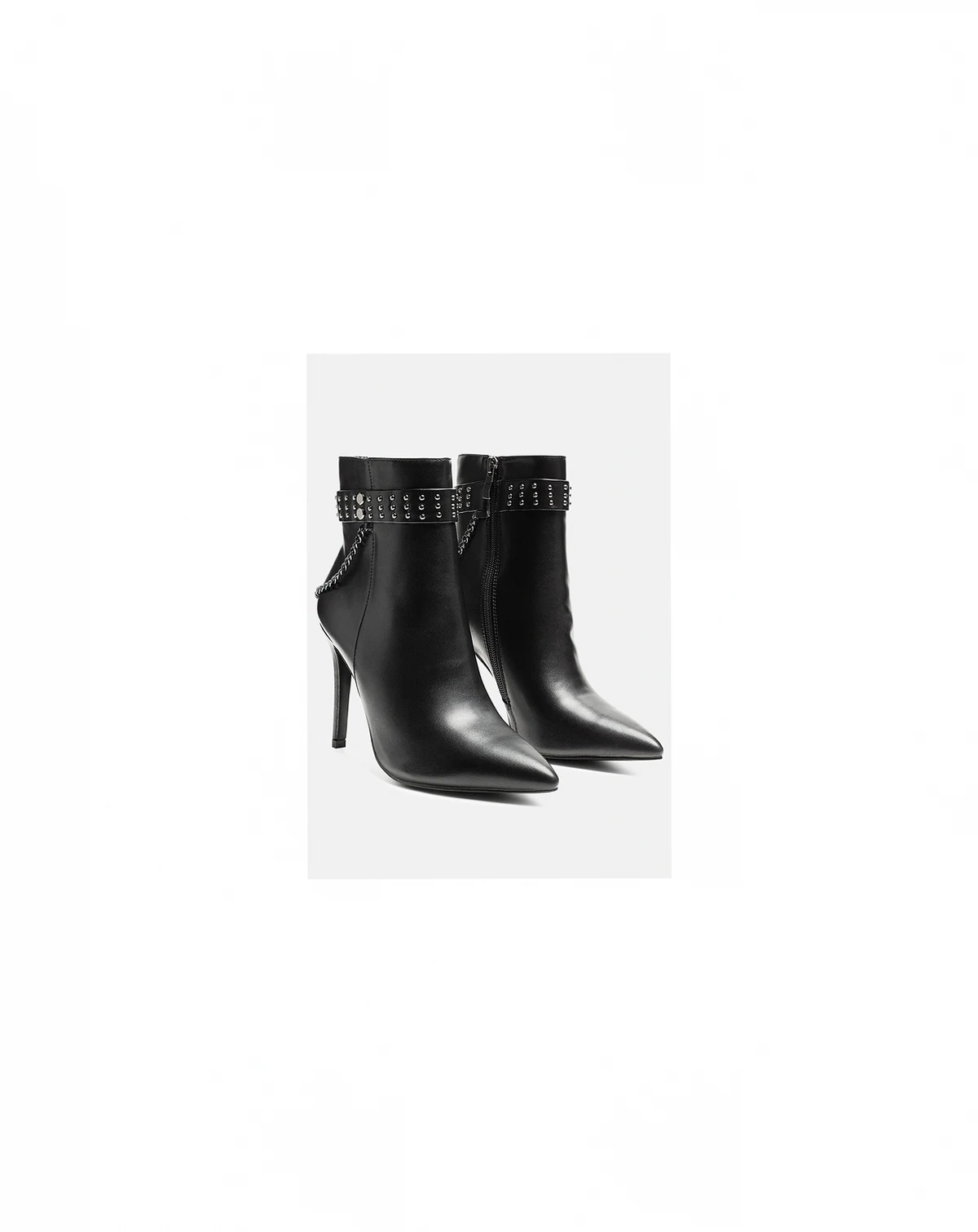 Womens Kendra Faux Leather High Heel Stiletto Boots