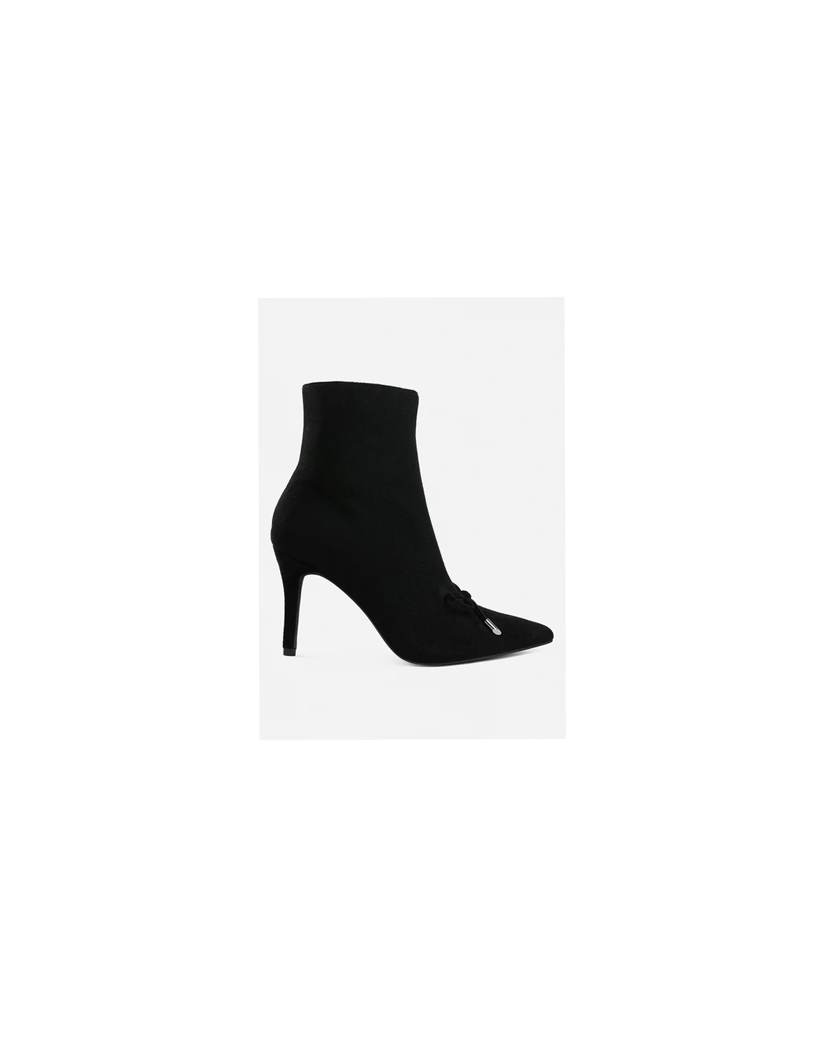 Womens Dapers Bow Detail Ankle Boots