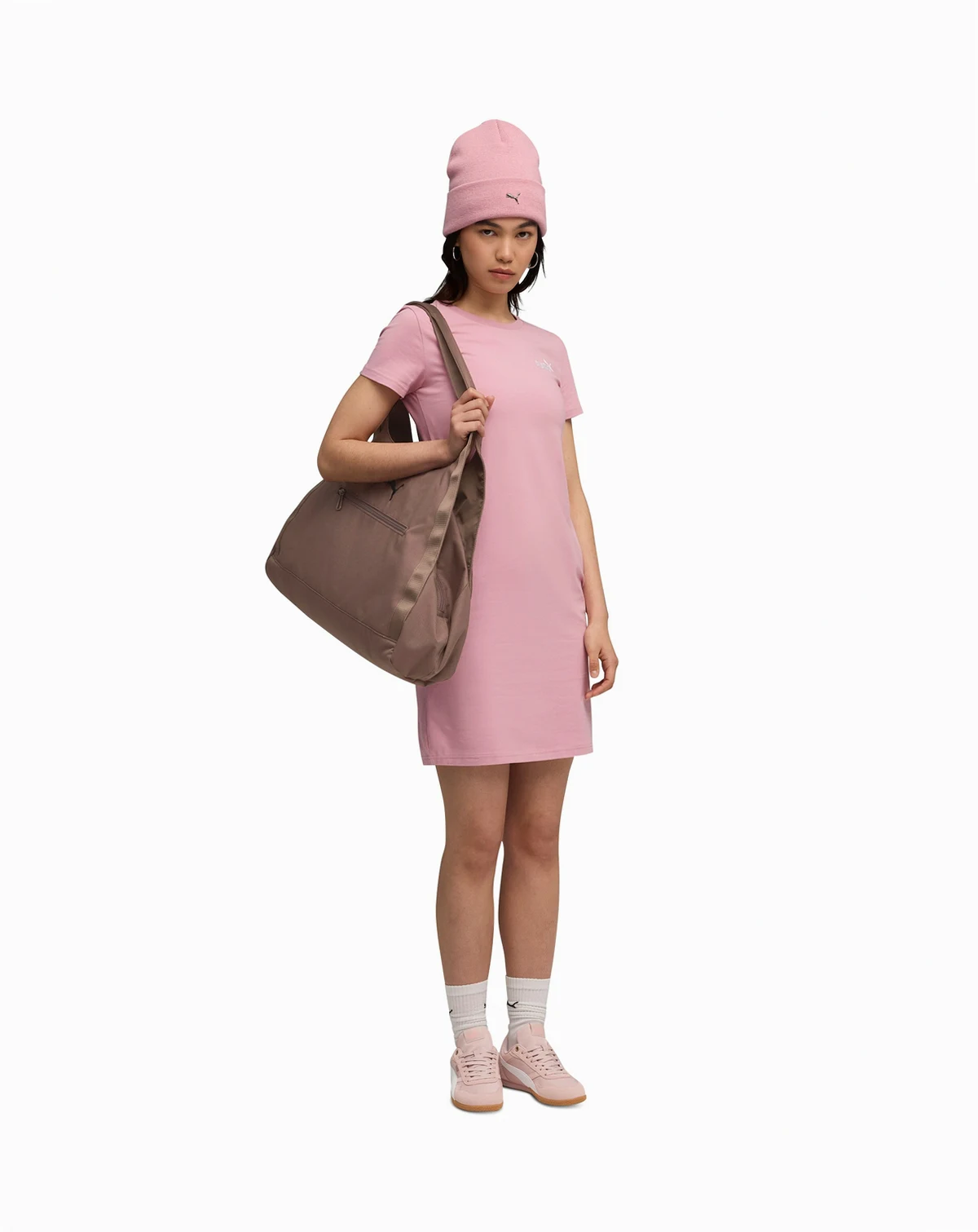 Women's Essential Short-Sleeve Slim Dress