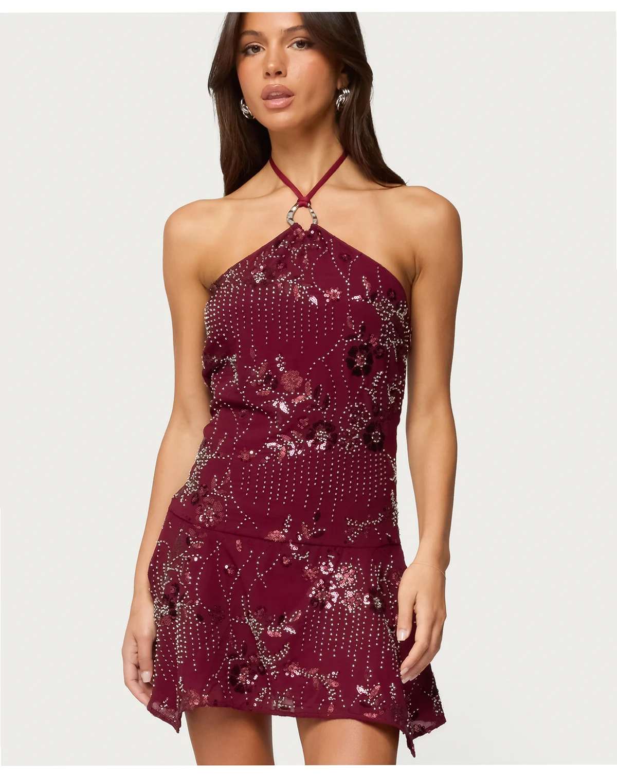 Women's Adria Bead & Sequin Mini Dress