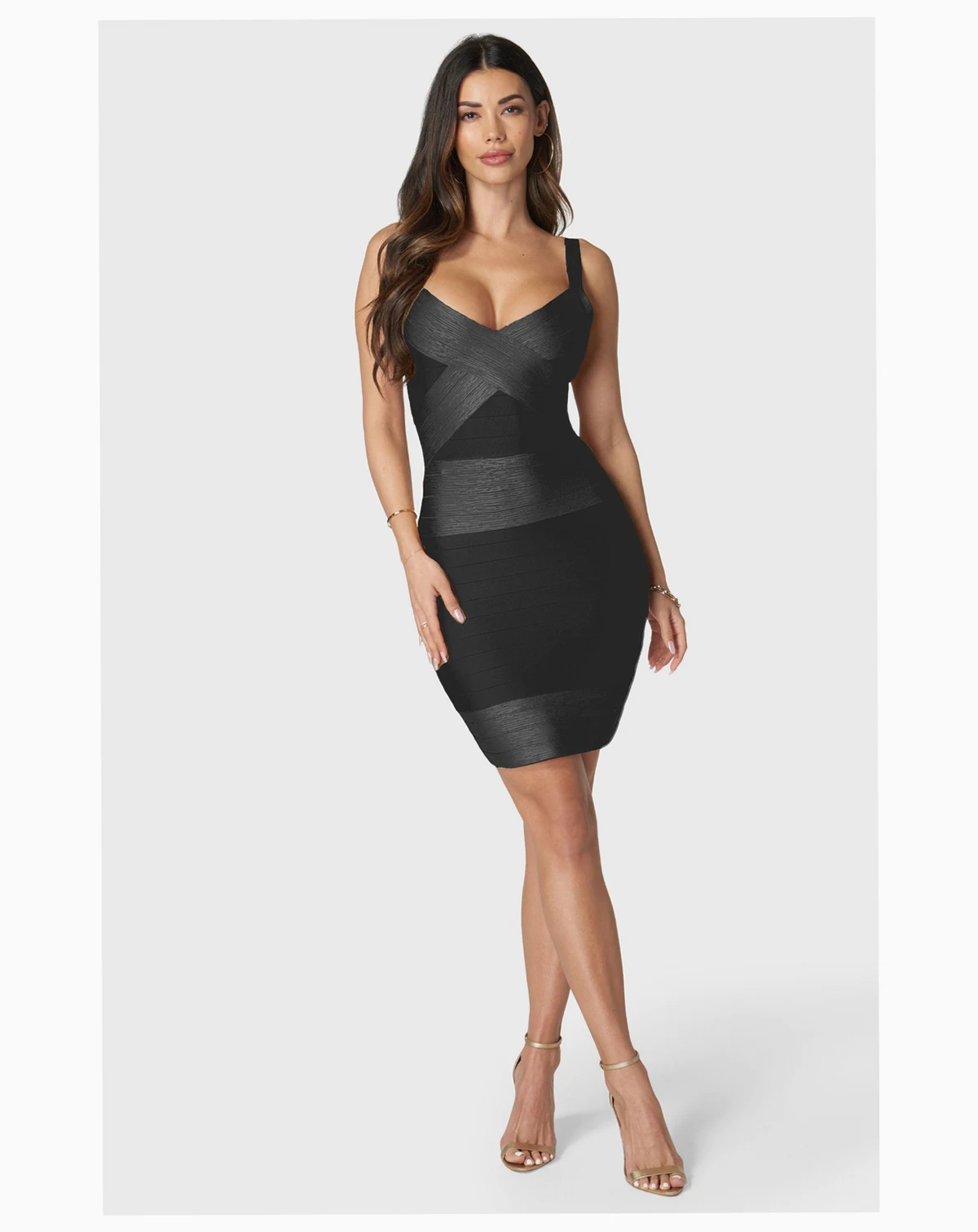 Women's Color Block Bandage Dress