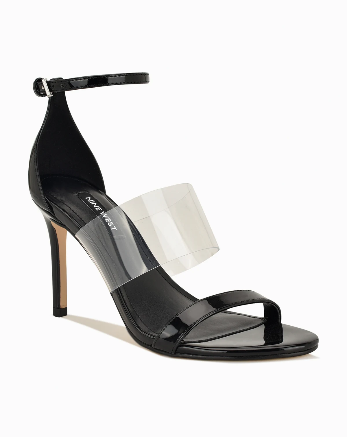Women's Vallie Strappy Vinyl Stiletto Sandals