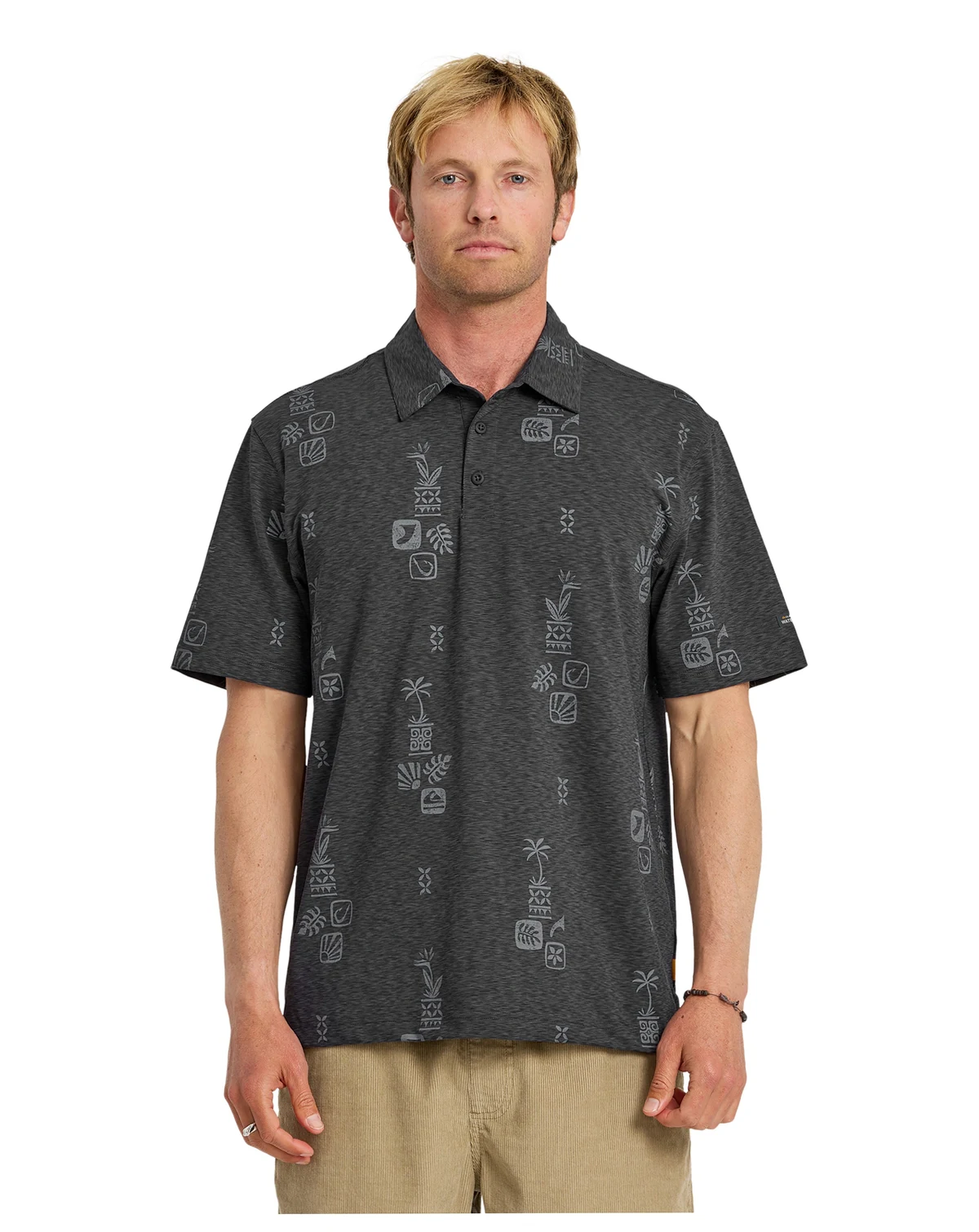 Quiksilver Men's Mystic Fin Short-Sleeve Shirt