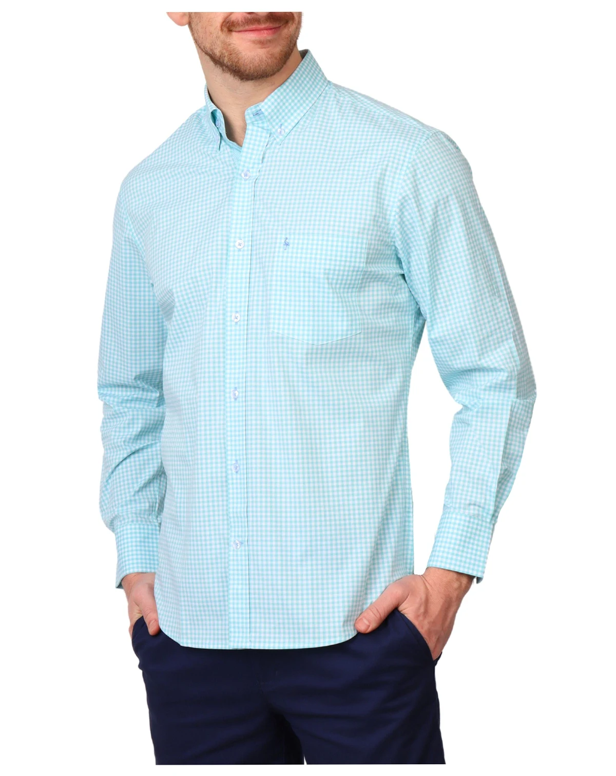Men's Signature Gingham Long Sleeve Shirt