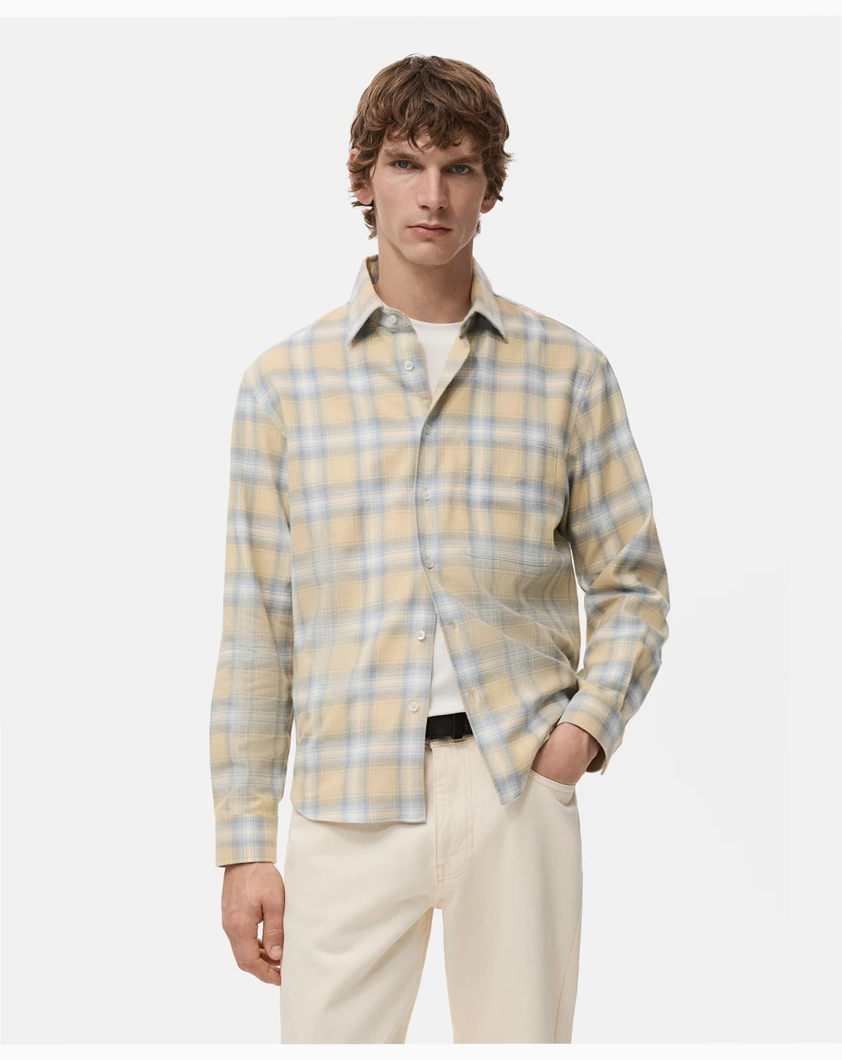 Men's Check Flannel Cotton Shirt