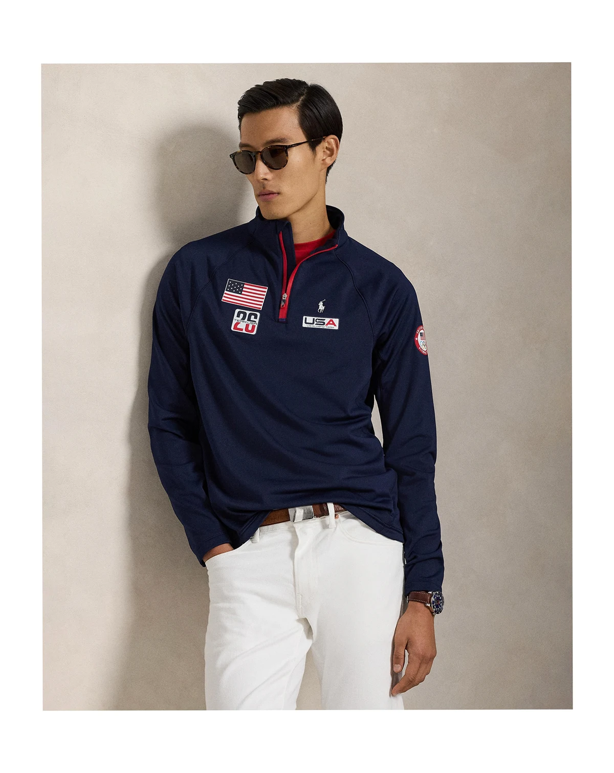 Men's Team USA Stretch Fleece Pullover