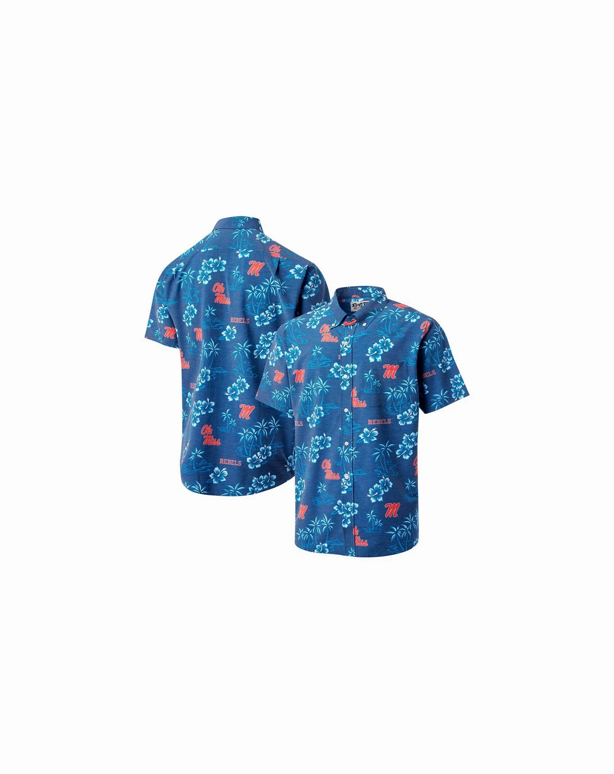 Men's Navy Ole Miss Rebels Classic Button-Up Shirt