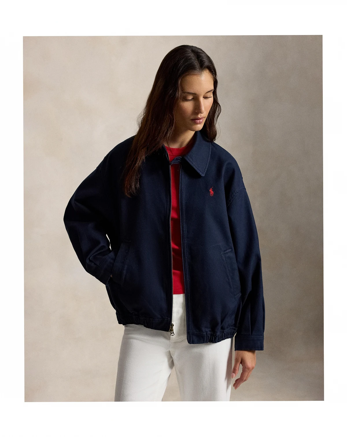 Women's Long-Sleeve Bomber Jacket