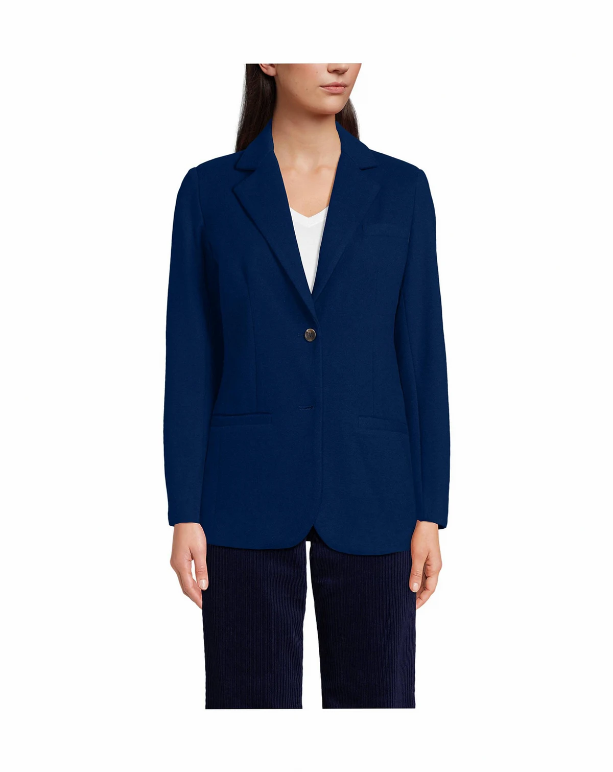 Women's Brushed Ponte Traditional Blazer