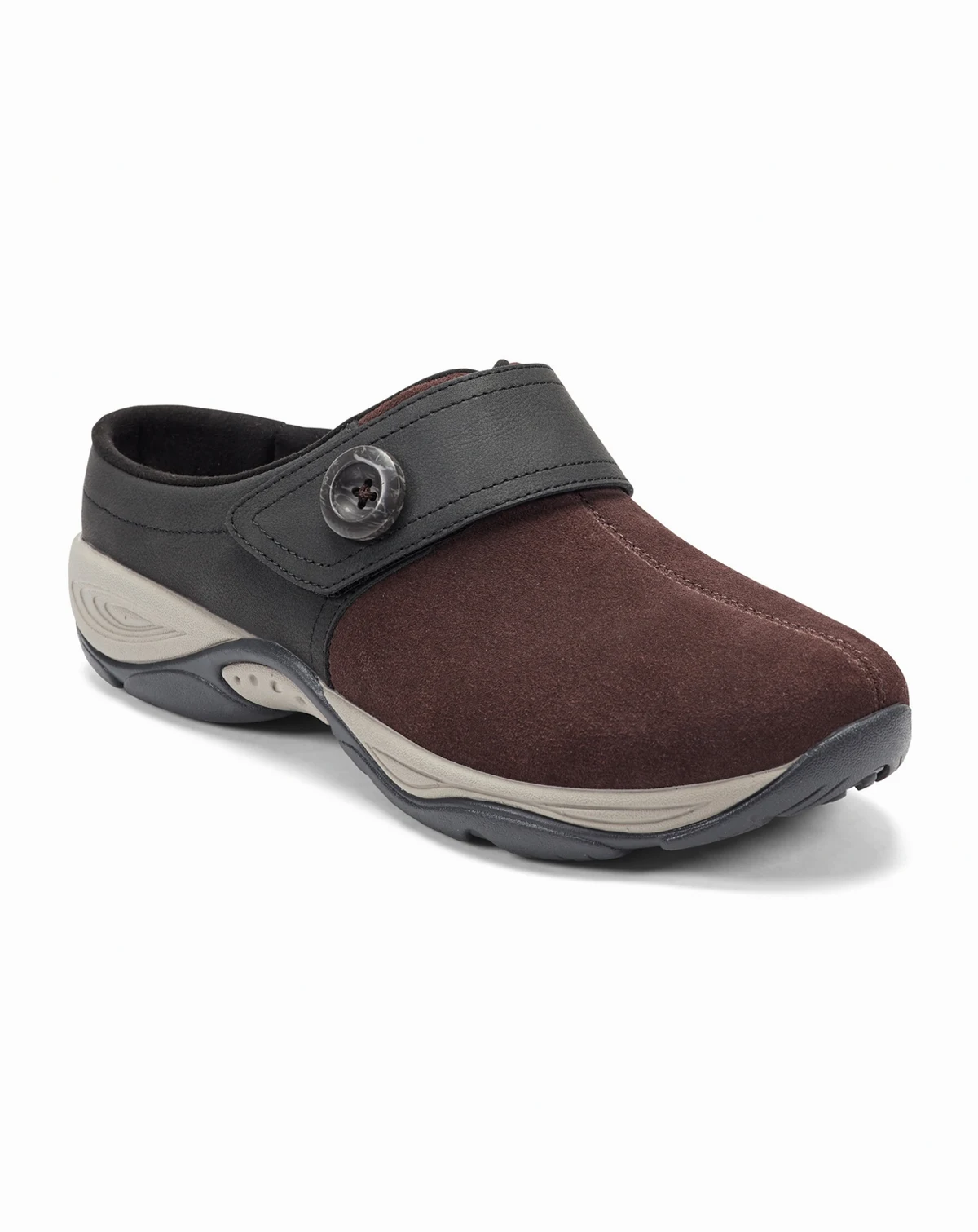 Women's Edline Button Strap Slip-On Mules