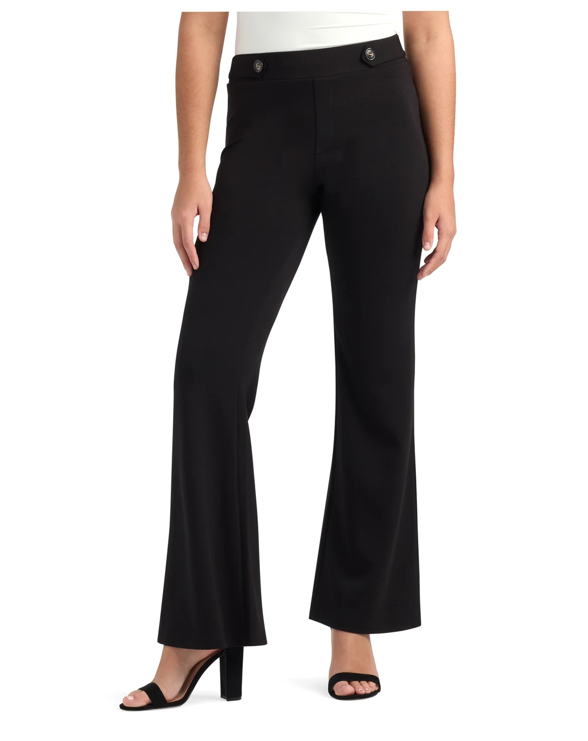Juniors' Wide-Leg Pull-On Pants
