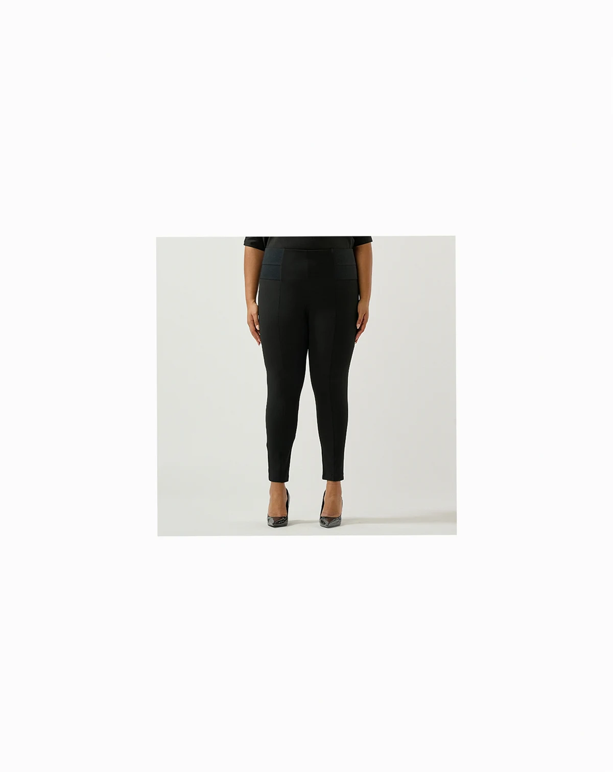 Plus Size Harlow Fitted High Rise Tailored Pant