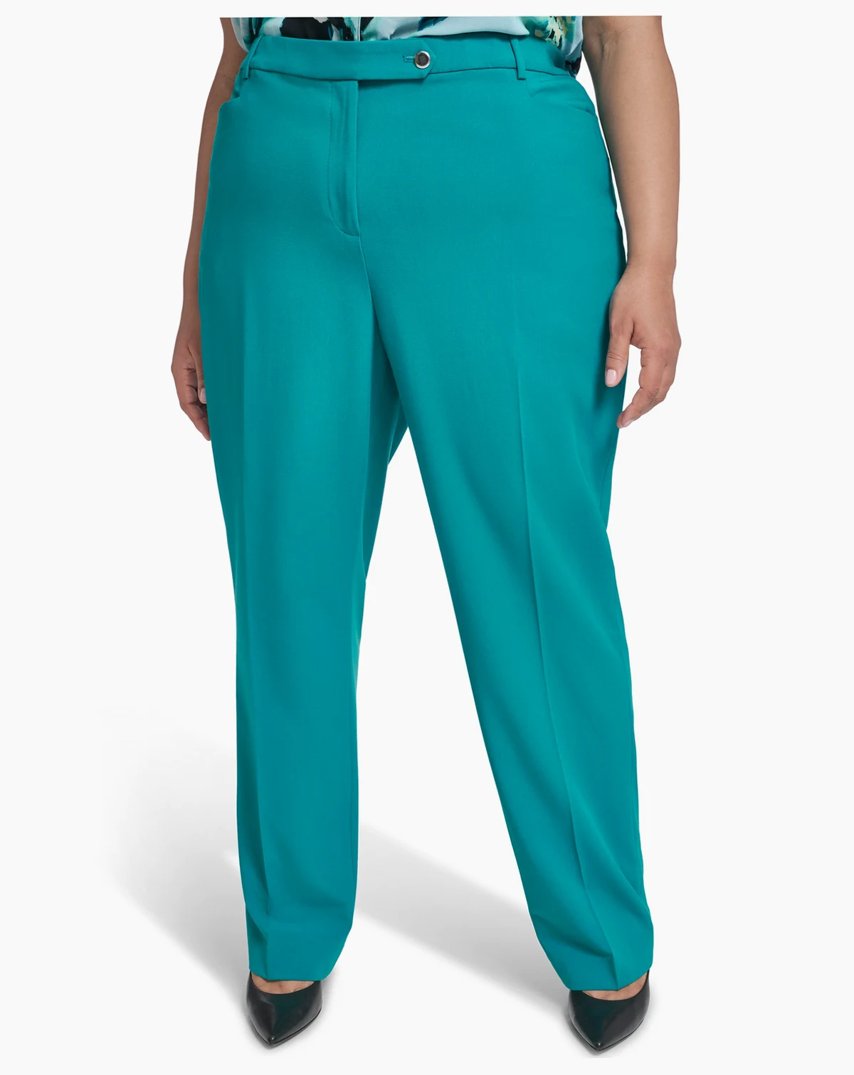 Plus Size Mid-Rise Modern Pant
