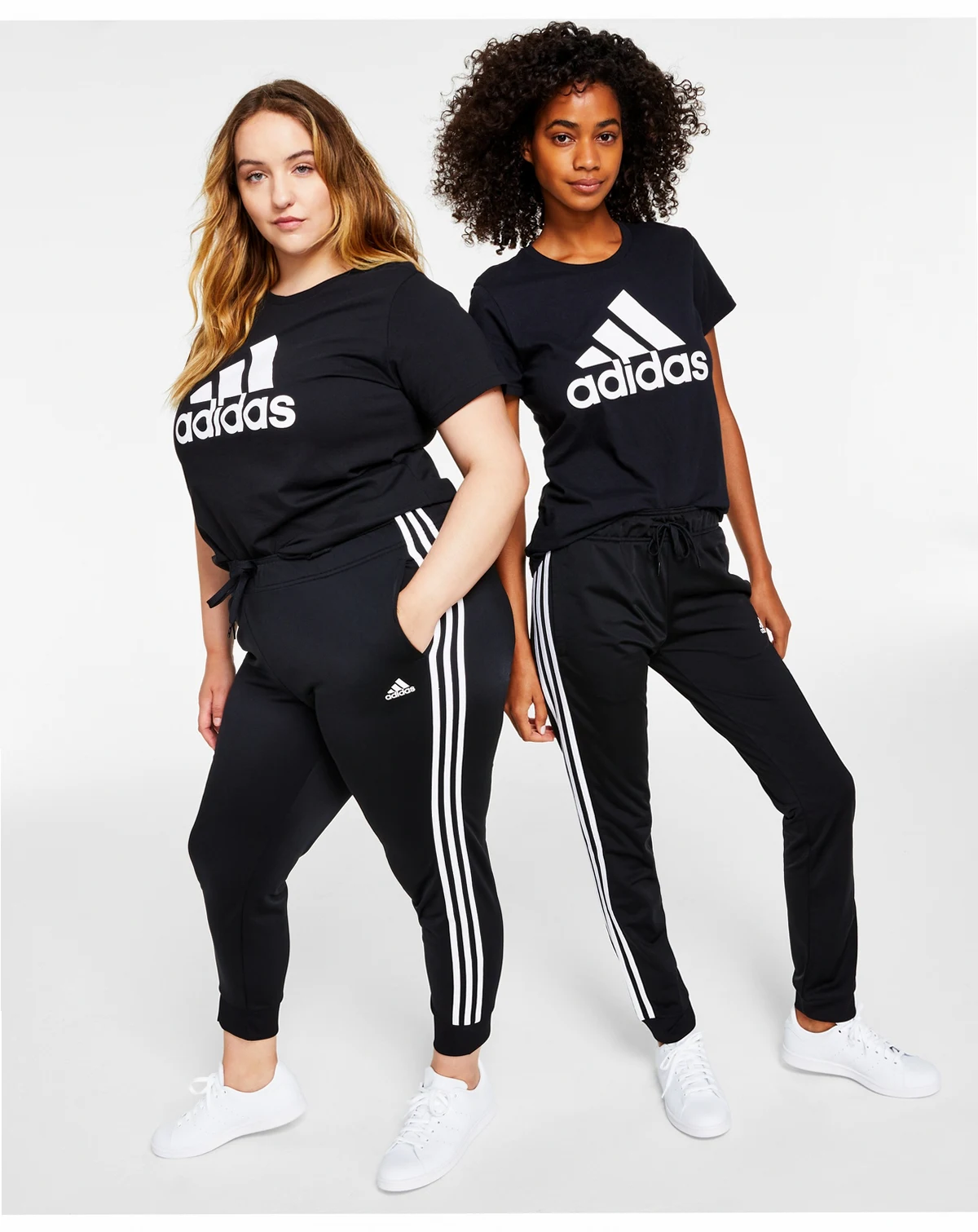 Women's Essentials Warm-Up Slim Tapered 3-Stripes Track Pants, XS-4X