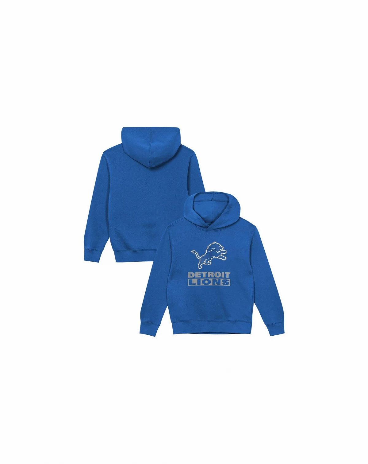 Toddler Blue Detroit Lions Back to Basics Hoodie