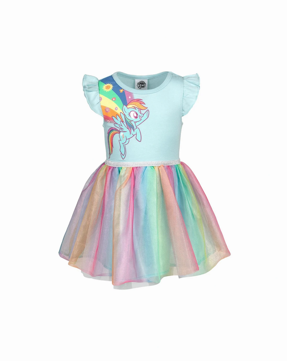 Pinkie Pie Rainbow Dash Girls Dress Toddler to Big Kid