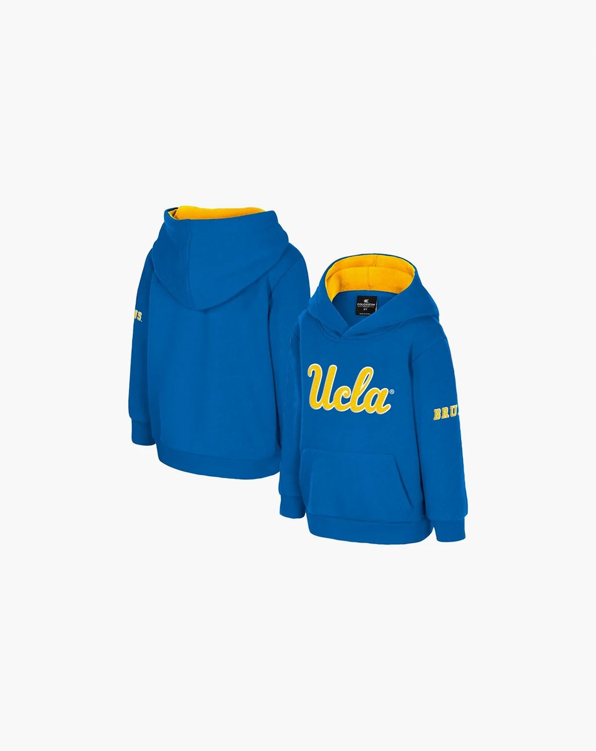 Toddler Blue UCLA Bruins Big Logo Volume Fleece Pullover Hoodie
