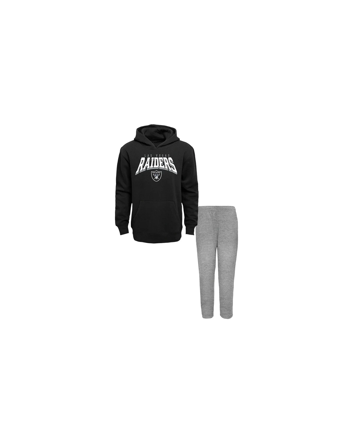 Toddler Las Vegas Raiders Dynamic Duo Fleece Pullover Hoodie and Sweatpants Set