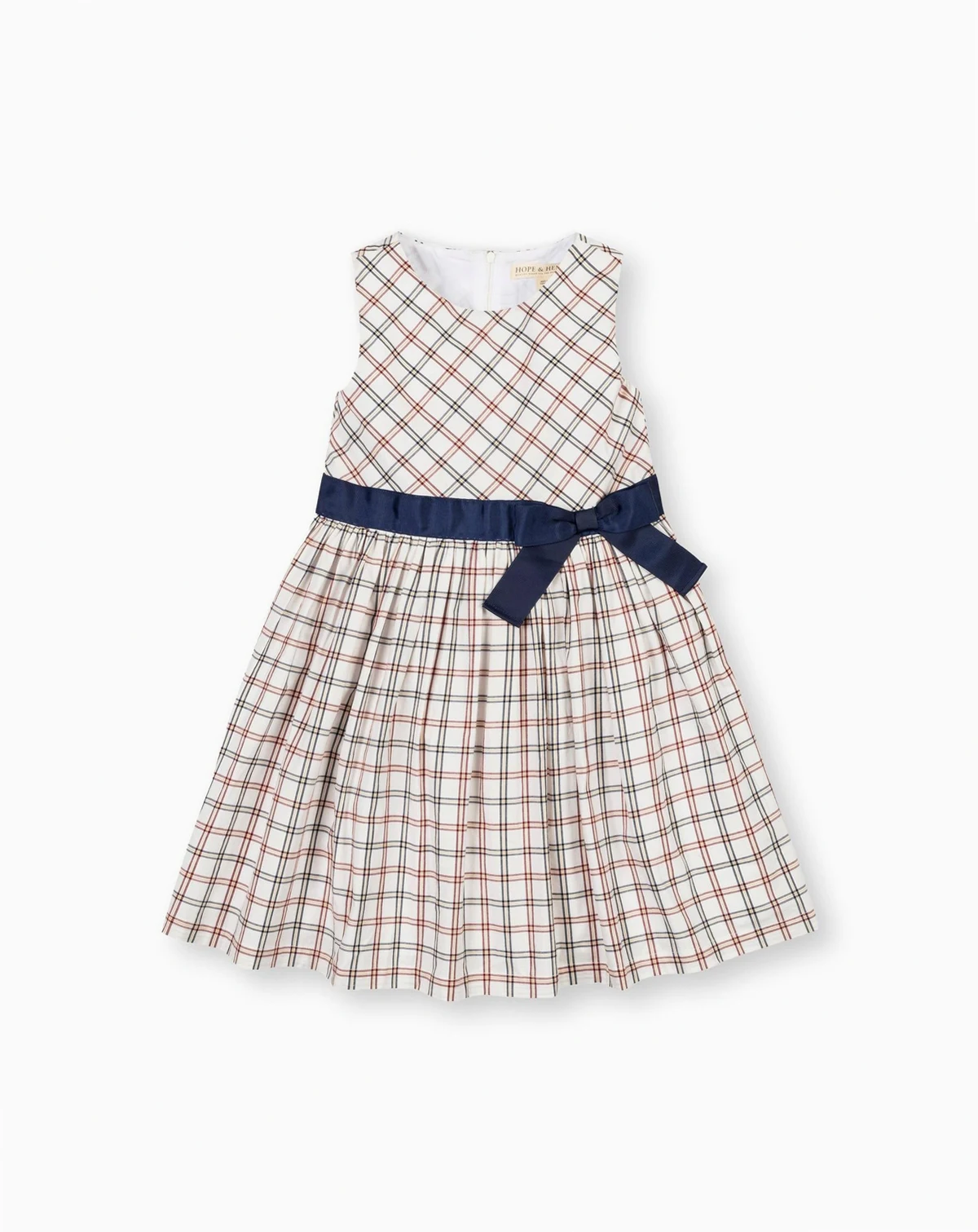 Toddler Girls Sleeveless Stretch Poplin Sash Dress