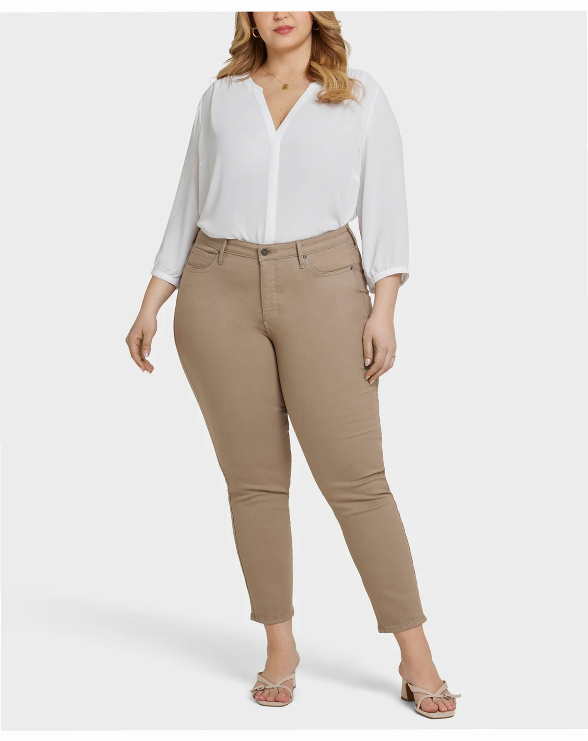 Plus Size Sheri Slim Ankle Jeans