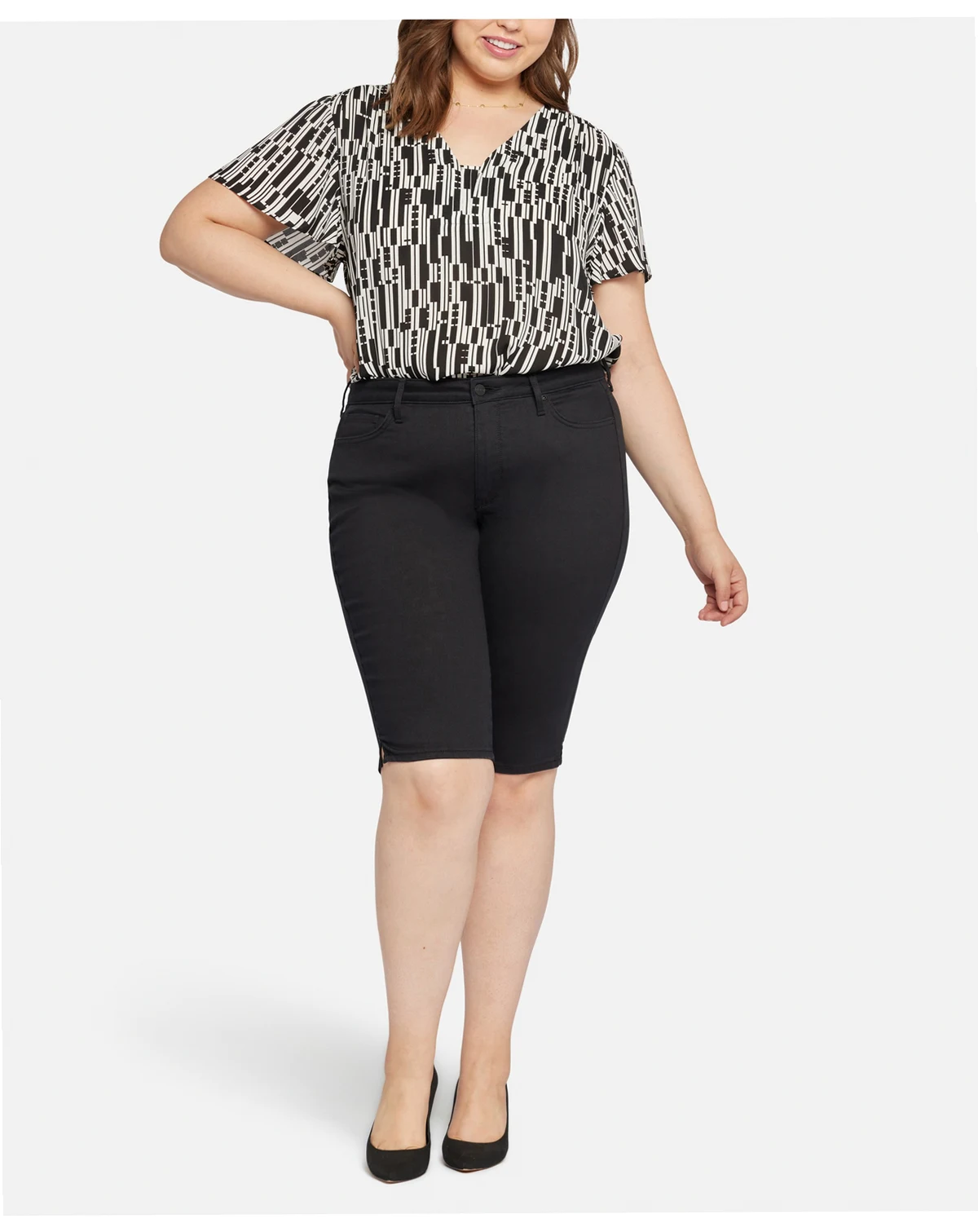 Plus Size Sophie Bike Capri Jeans