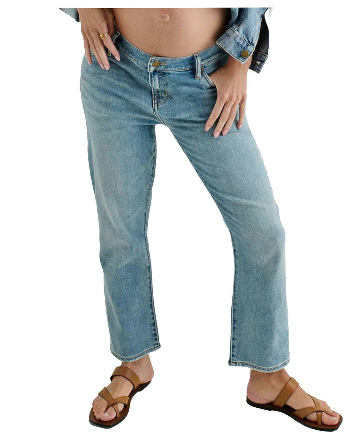 The Under the Bump Crop Maternity Jean