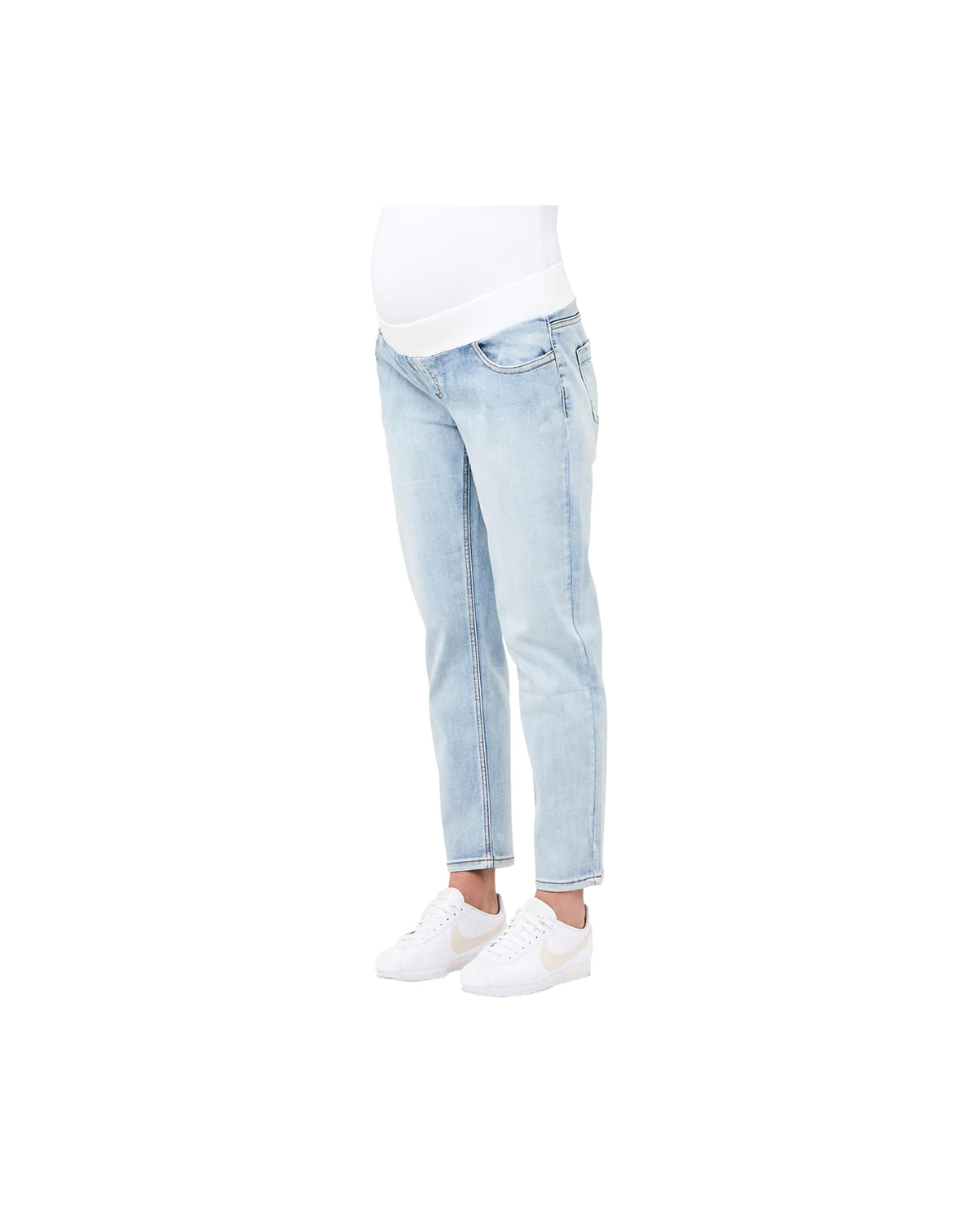 Maternity Jamie Girlfriend Jean Pale Blue