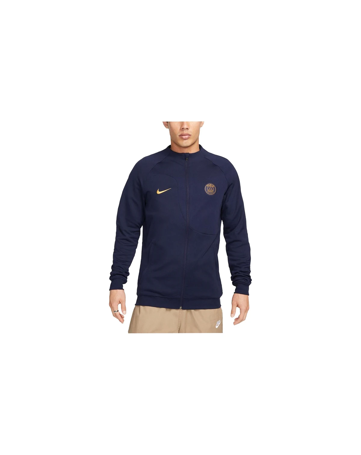 Men's Navy Paris Saint-Germain 2023/24 Academy Pro Anthem Full-Zip Jacket