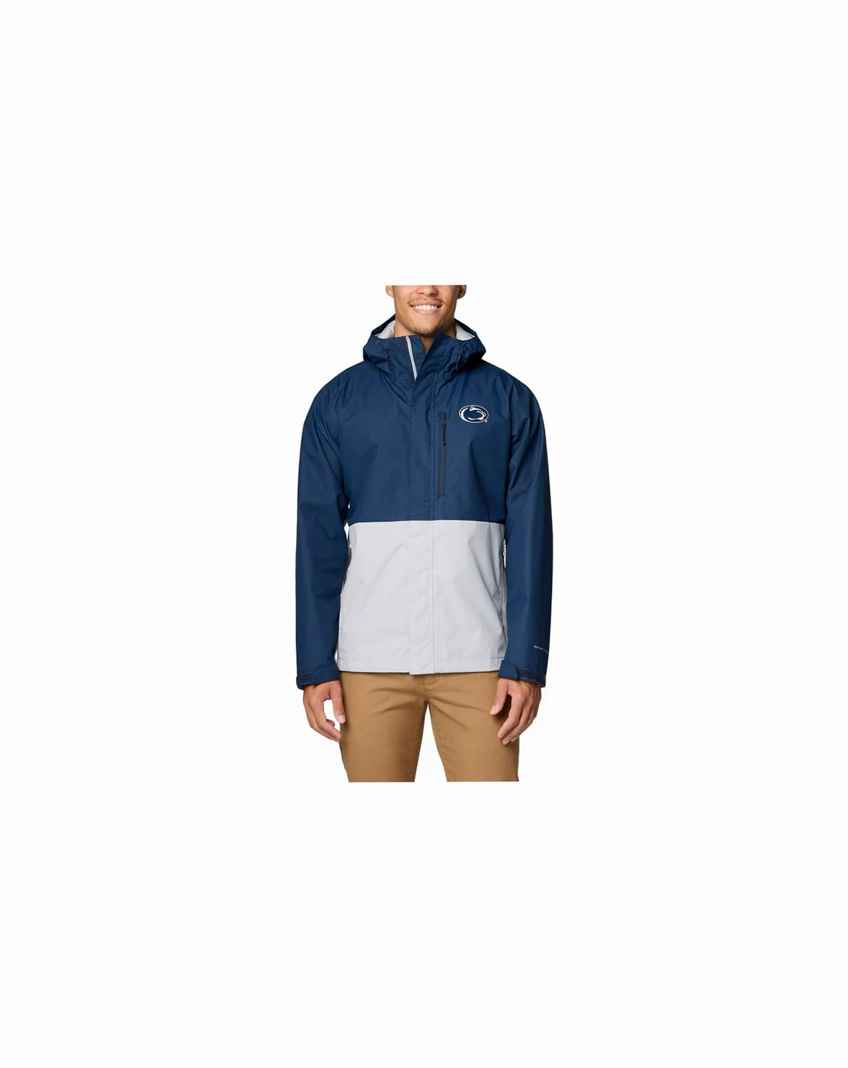 Men's Navy Penn State Nittany Lions Field Bound Omni-Tech Full-Zip Jacket