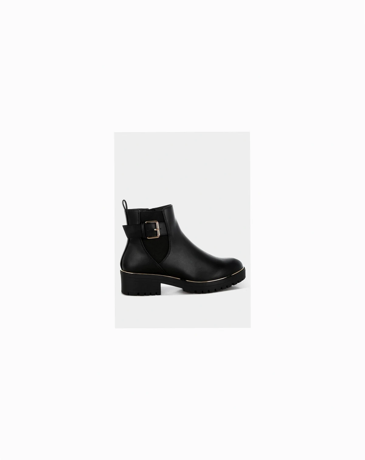 Womens Antorin Chunky Buckle Detail Ankle Boots