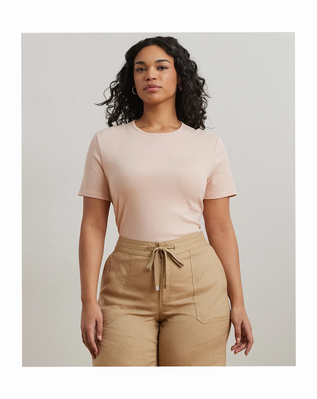 Stretch Knit T-Shirt