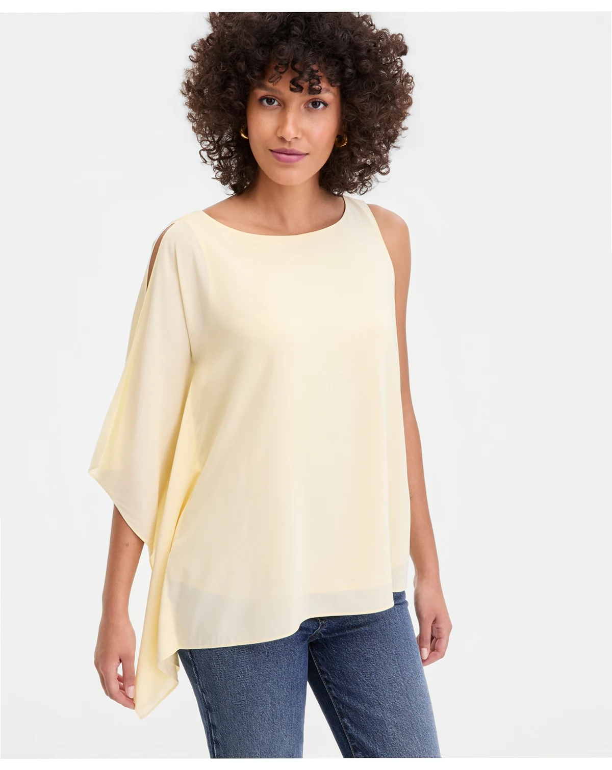 Women's Asymmetrical-Hem One-Shoulder Tunic, Macy's Exclusive