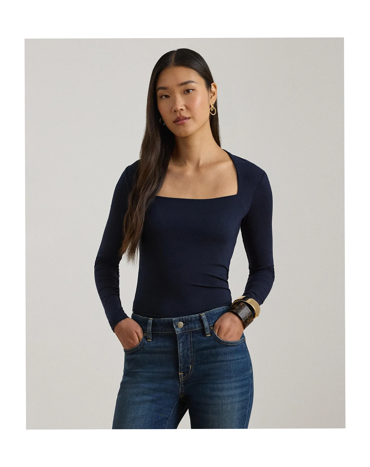 Women's Square Neck Top