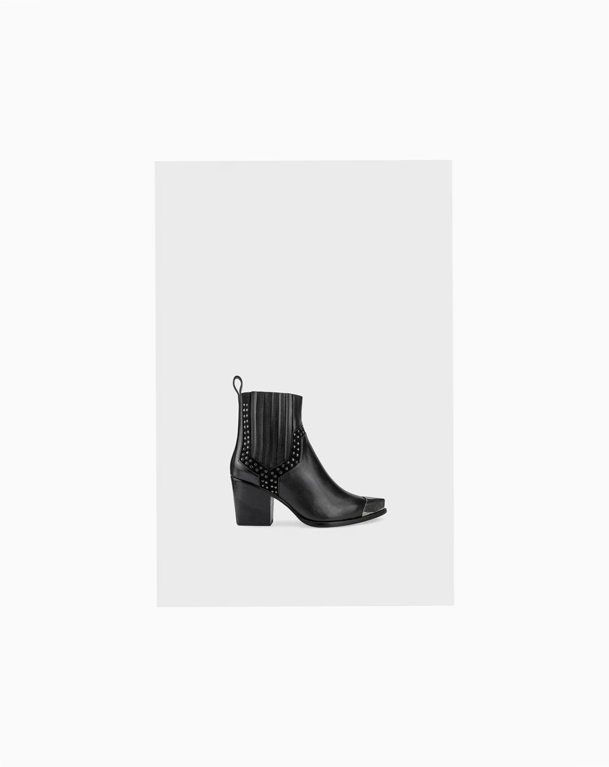 Women's Exclusive Leather Ankle Boots Firehouse With Metal Tip