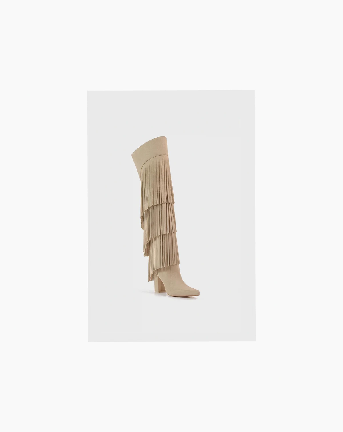Fringe Leather Tall Boots Vespa By Dante