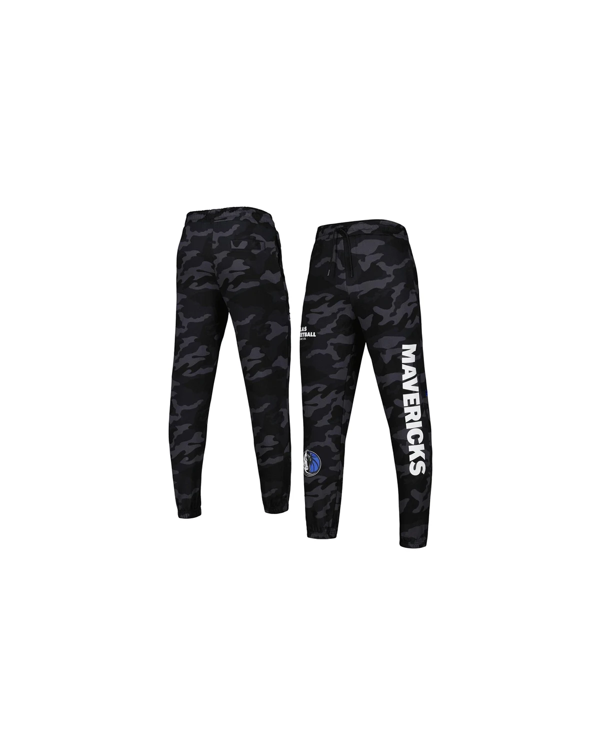 Men's Black, Camo Dallas Mavericks Tonal Joggers