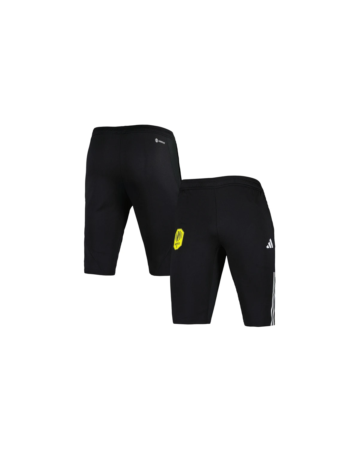 Men's Black Nashville SC 2023 On-Field Training AEROREADY Slim Fit Half Pants