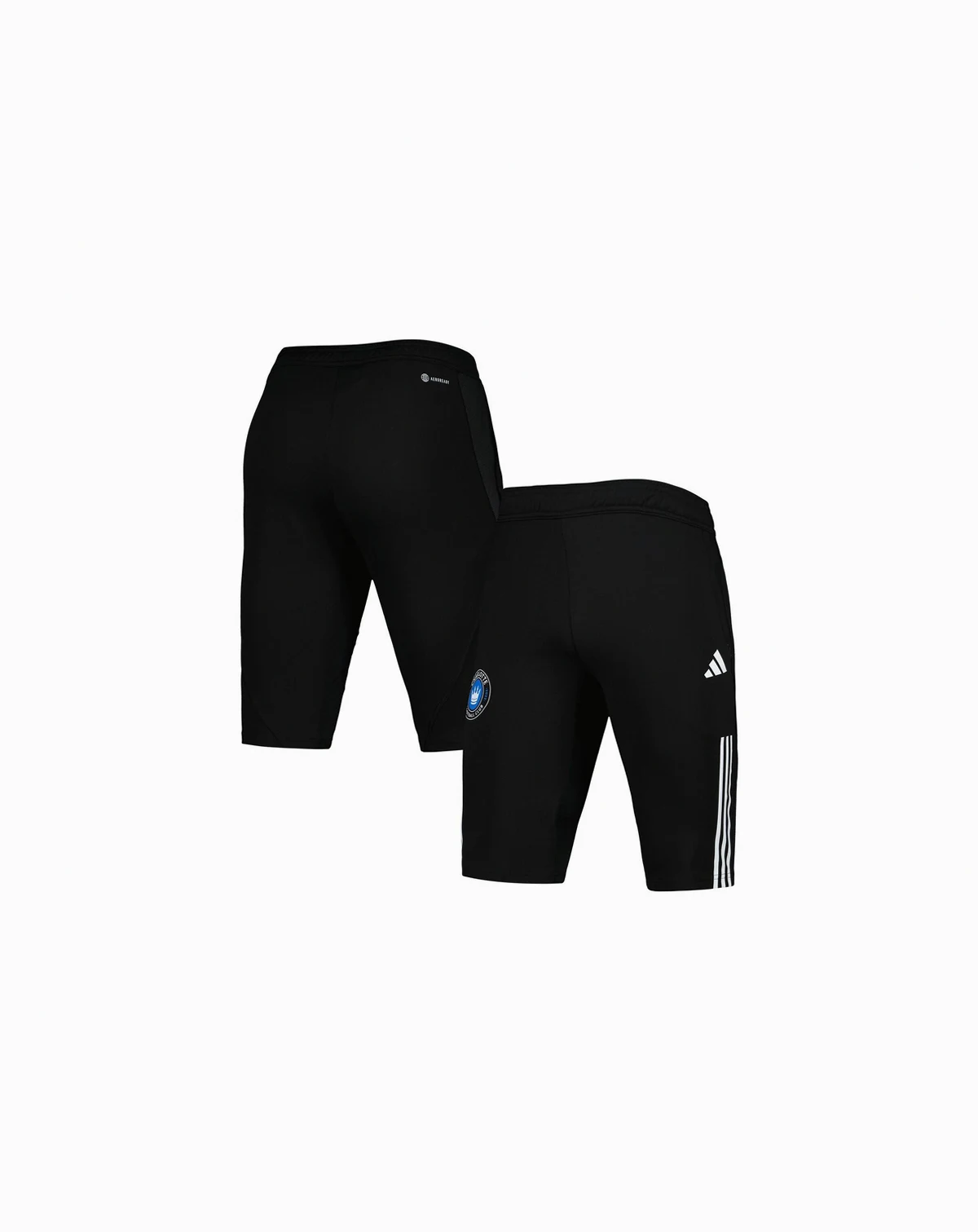 Men's Black Charlotte FC 2023 On-Field Training AEROREADY Half Pants