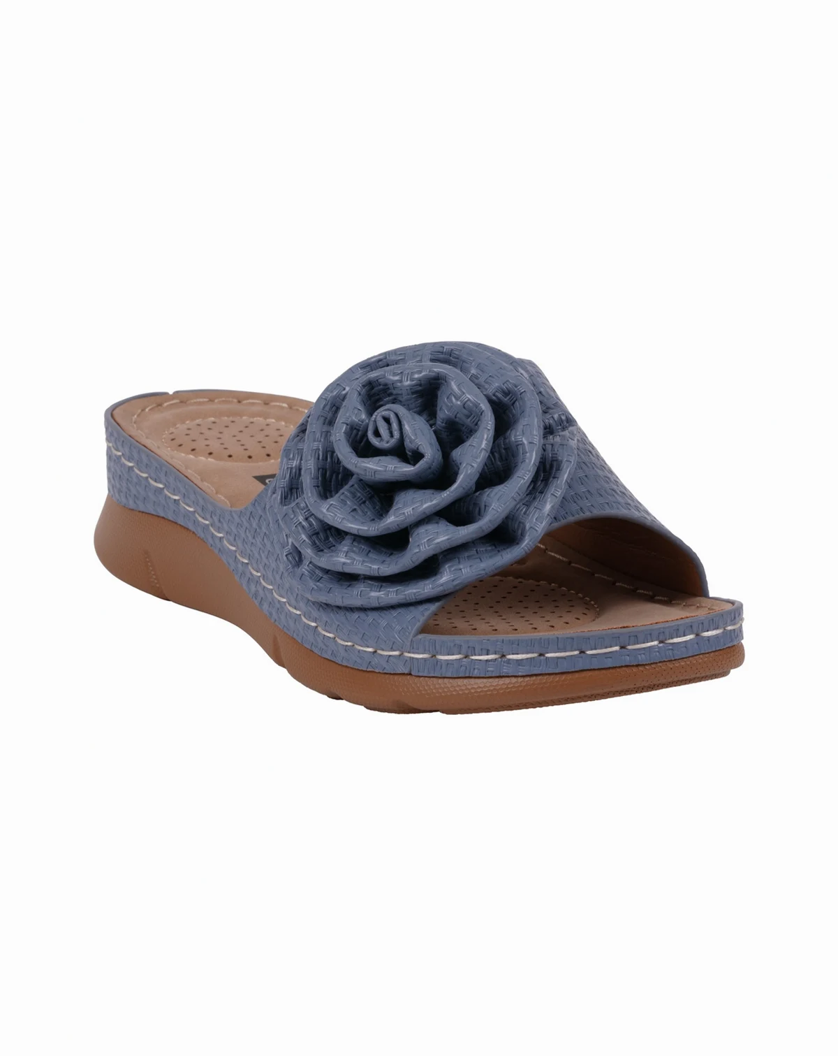 Women's Honey Flower Rosette Flat Sandals