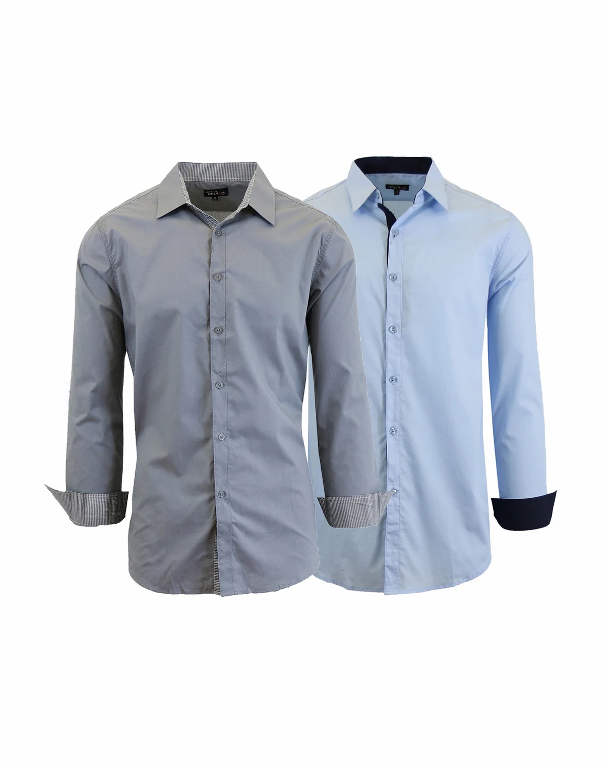 Men's 2-Pack Slim Fit Solid Shirt