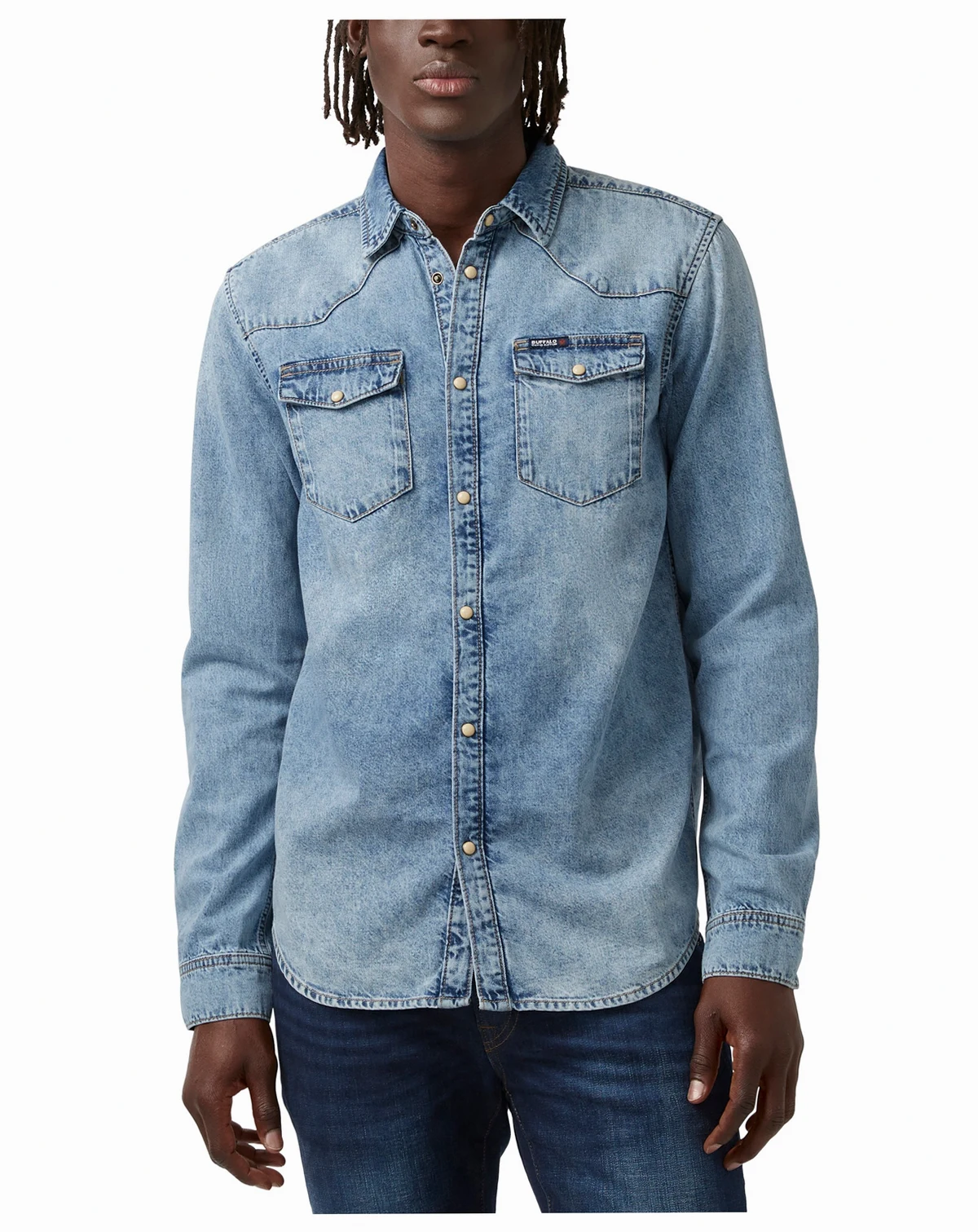 Men's Sheldon Long Sleeve Denim Shirt