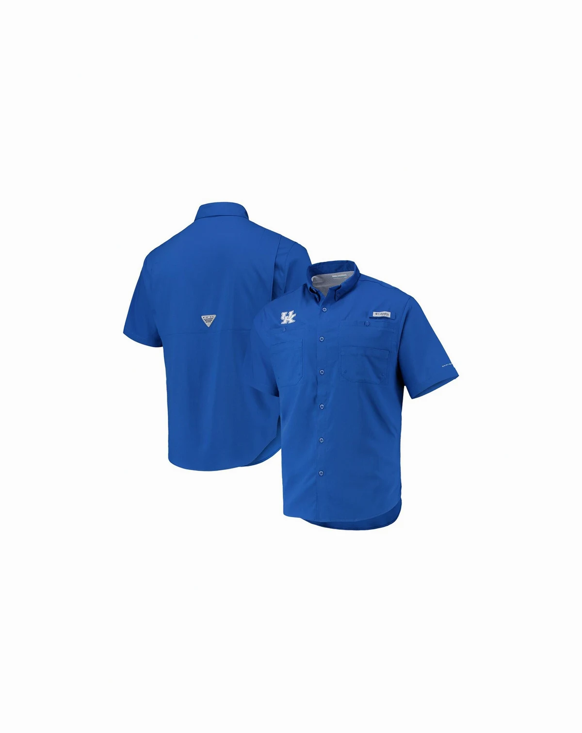 Men's Royal Kentucky Wildcats Tamiami Omni-Shade Button-Down Shirt
