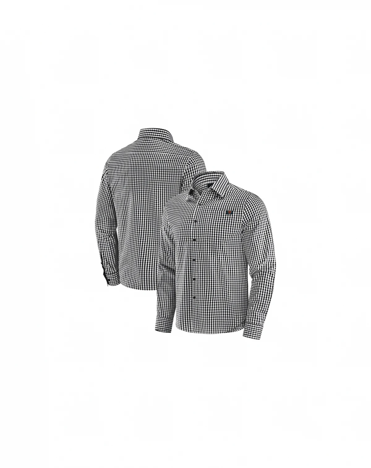 Men's Black Chicago Bears Dual Threat Long Sleeve Button-Up Shirt
