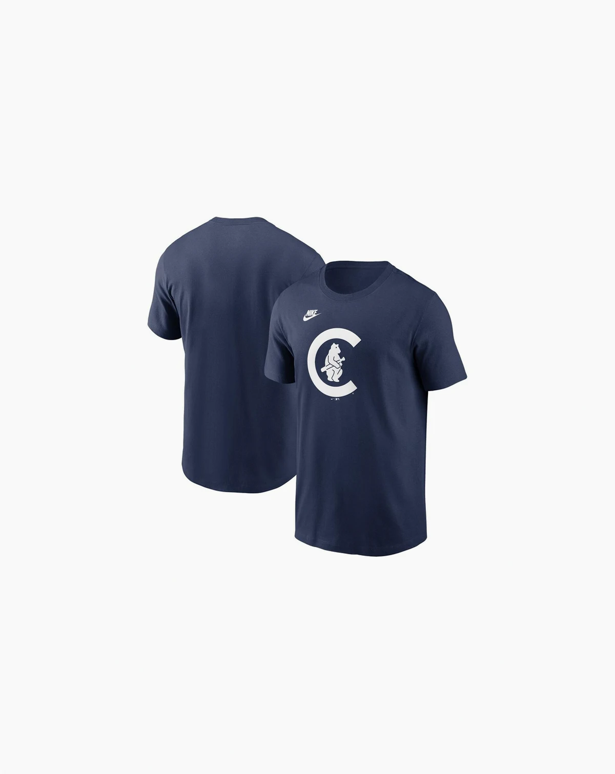 Men's Navy Chicago Cubs Cooperstown Collection Team Logo T-Shirt