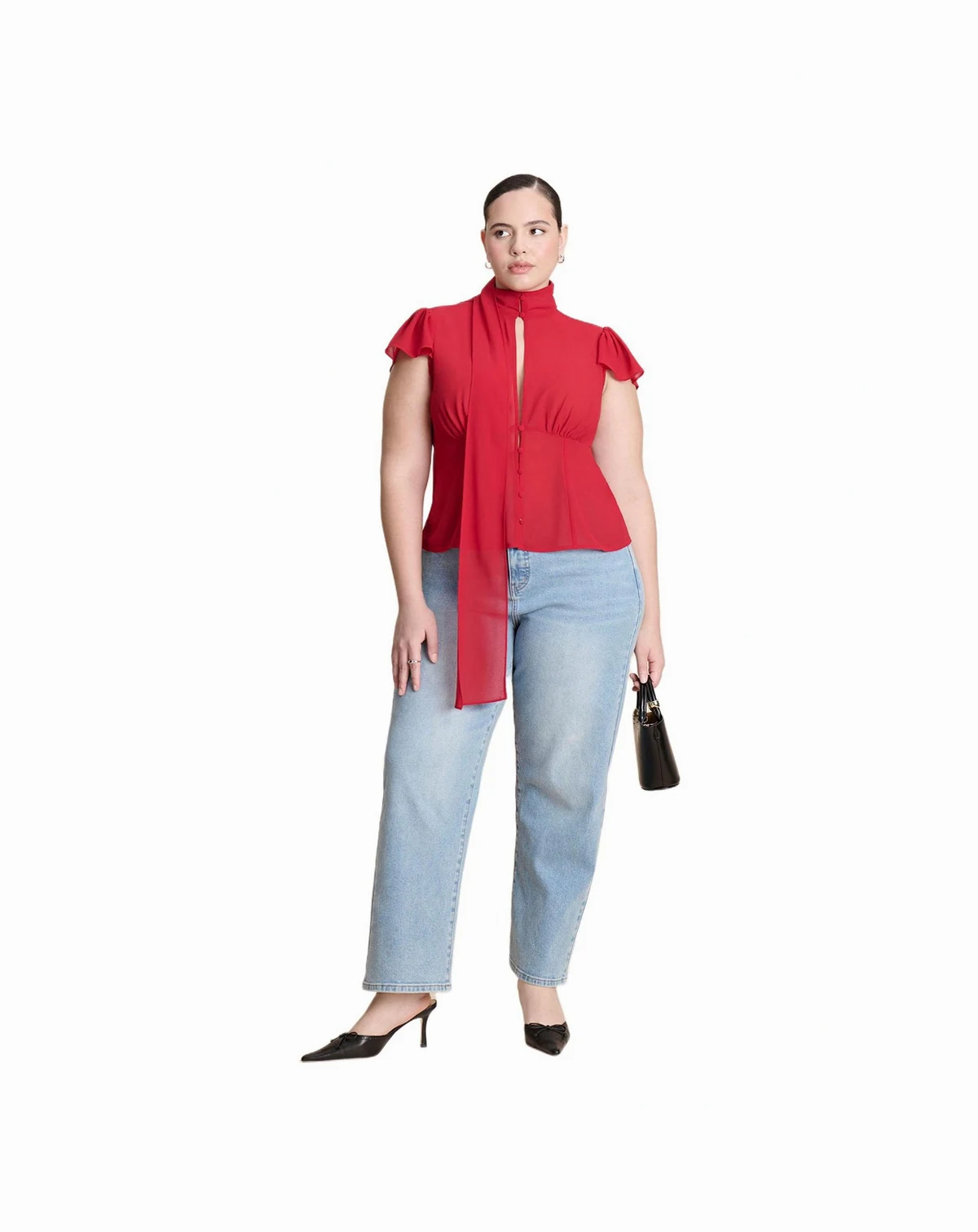Women's Heart Pocket Naomi Straight Leg Jean
