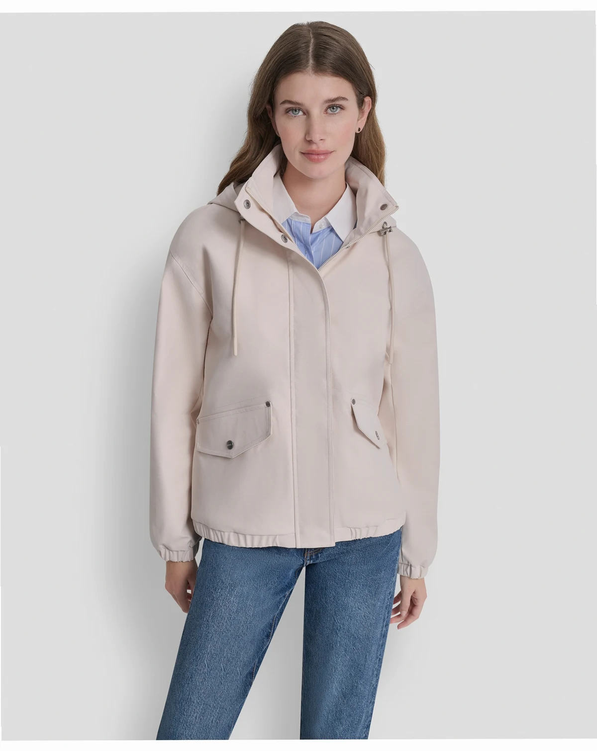 Petite Bomber Rain Coat