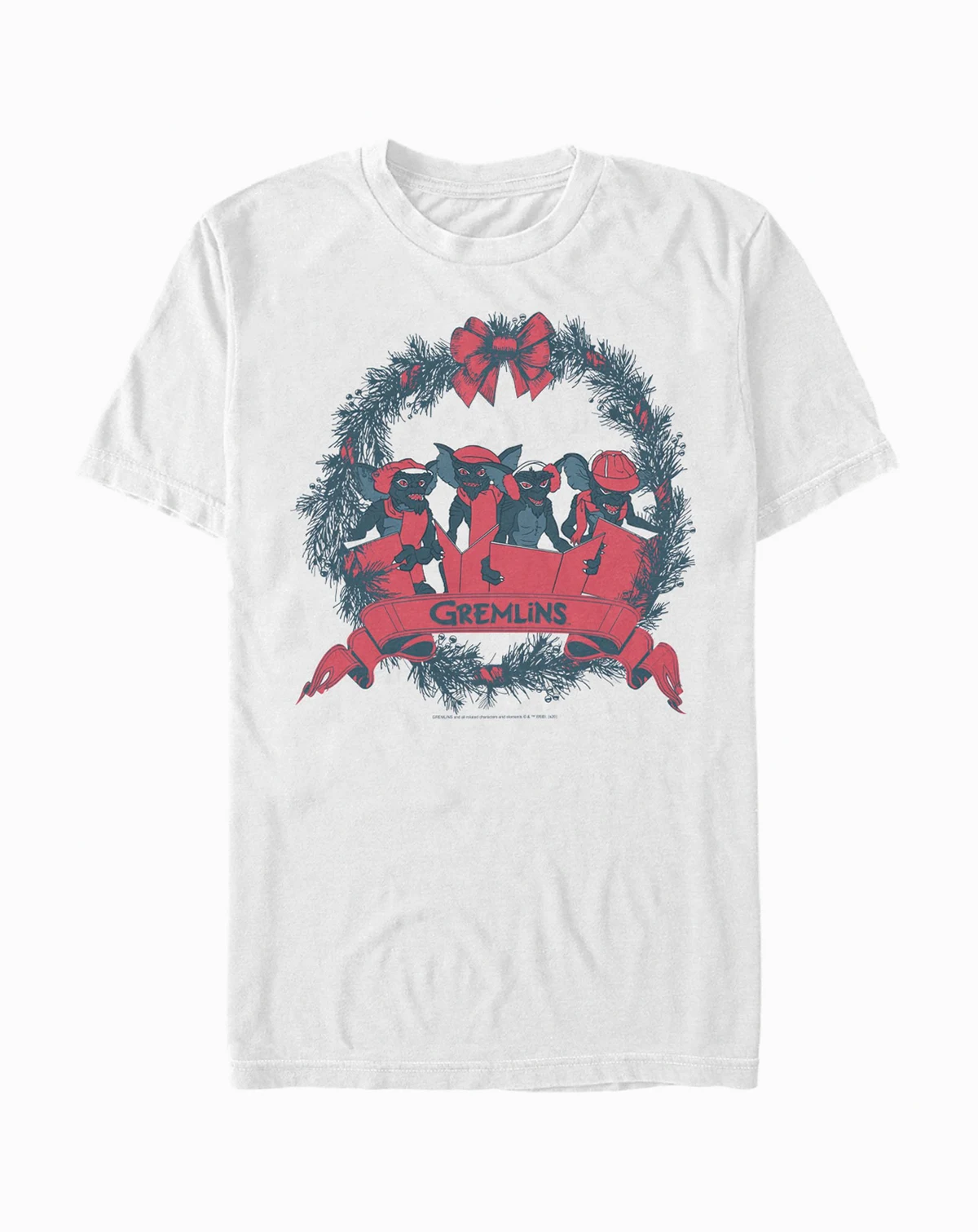 Men's Gremlins 1 Wreath Short Sleeve T-shirt