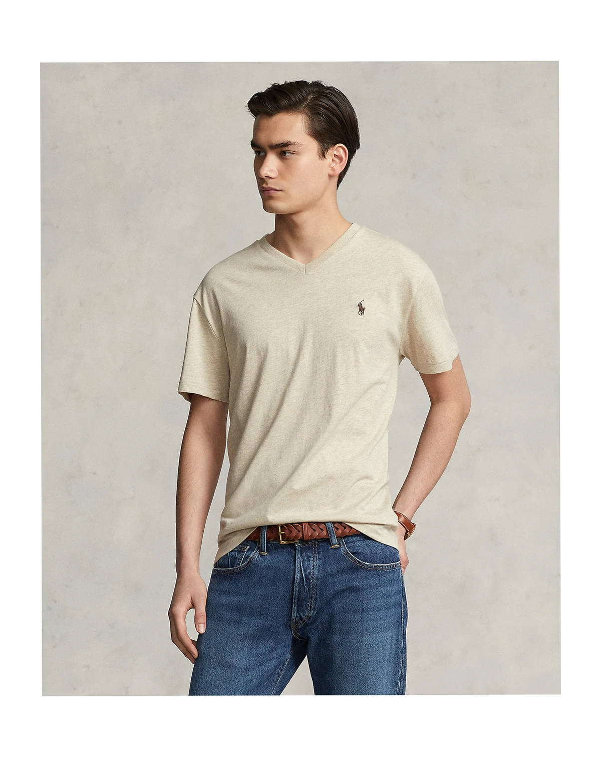 Men's Classic-Fit V Neck T-Shirt