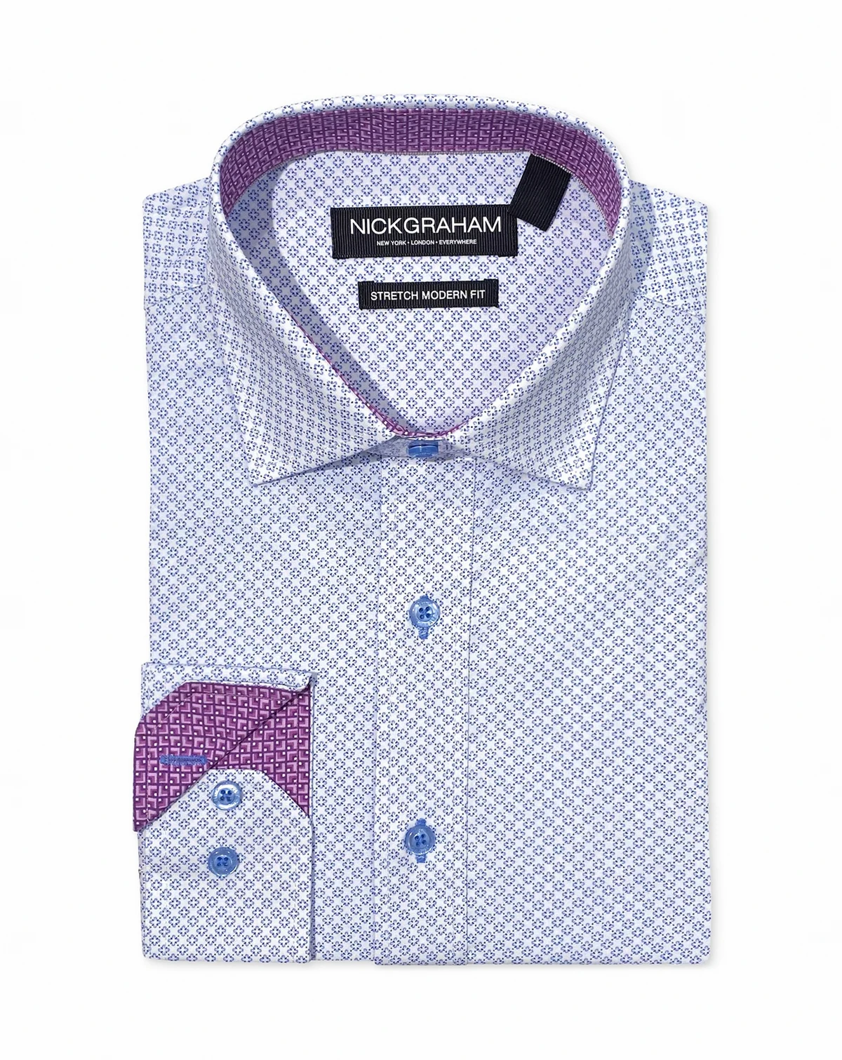 Men's Four-Leaf Clover Dress Shirt